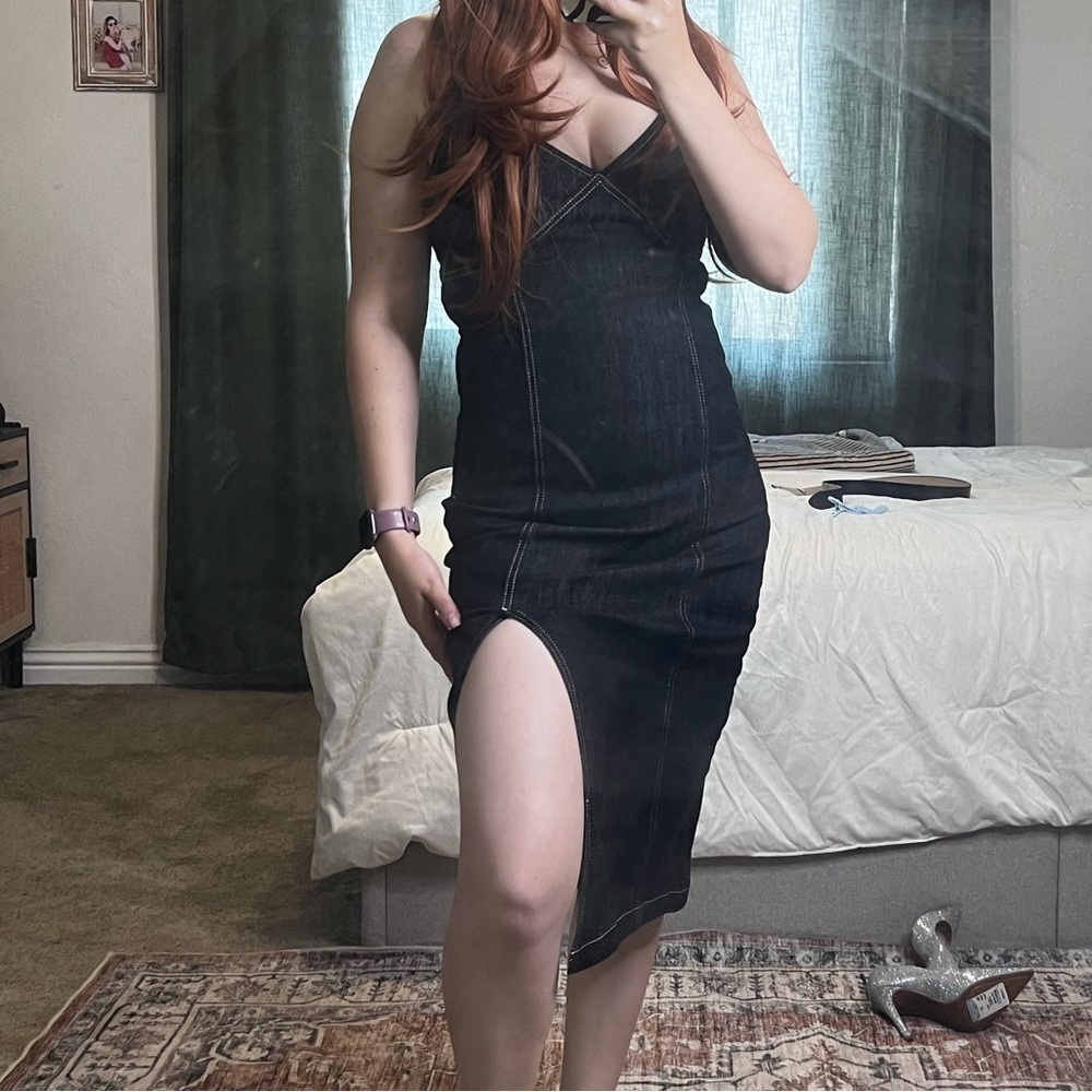 TopShop denim dress - Picture 7 of 8